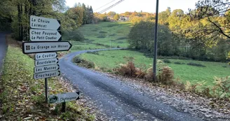 Route menant aux gîtes Route menant aux gîtes
