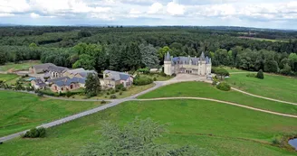 Château de Bort à Saint Priest Taurion en Haute-Vienne (Nouvelle Aquitaine)- vue aérienne_57 Château de Bort à Saint Priest Taurion en Haute-Vienne (Nouvelle Aquitaine)- vue aérienne_57