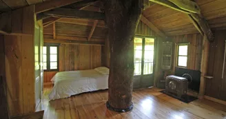 Cabane du "Vieux Huraud" à Saint Sylvestre en Haute-Vienne (Nouvelle Aquitaine) - grande cabane_14