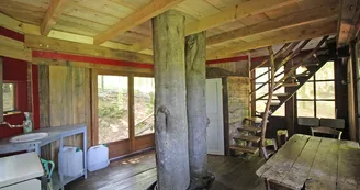 Cabane du "Vieux Huraud" à Saint Sylvestre en Haute-Vienne (Nouvelle Aquitaine) - grande cabane_8