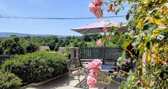 Gite "Lavaud" à Folles en Haute-Vienne (Nouvelle Aquitaine)- vue terrasse_28
