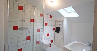 Chez Marie-Louise, gîte à Fromental en Haute-Vienne (Nouvelle Aquitaine)- salle d'eau au 2ème étage_42 Chez Marie-Louise, gîte à Fromental en Haute-Vienne (Nouvelle Aquitaine)- salle d'eau au 2ème étage_42