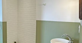 Les Granges du Tais à Ambazac en Haute-Vienne (Nouvelle Aquitaine) - chambre 5 salle d'eau intégréee WC indépendant_58 Les Granges du Tais à Ambazac en Haute-Vienne (Nouvelle Aquitaine) - chambre 5 salle d'eau intégréee WC indépendant_58