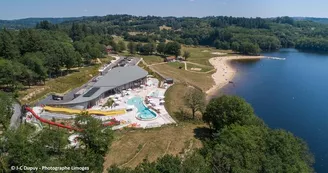 Piscine aqualudique du Lac de Saint-Pardoux - Vue extérieure Santrop_1 Piscine aqualudique du Lac de Saint-Pardoux - Vue extérieure Santrop_1