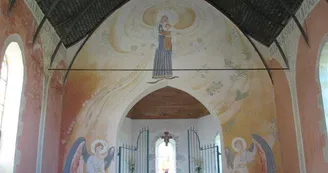 Fresques à l'intérieur de la chapelle © Maïté Labat-Taillebois._2