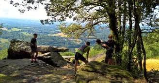 Base Uni'Vert Trail des Monts d'Ambazac - Le sentier de la pierre branlante_1