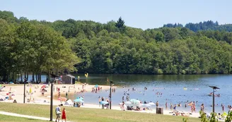 Plage Lac de Saint-Pardoux - Santrop