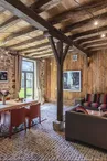 Villa Le Pavillon Grande pièce à vivre avec cheminée